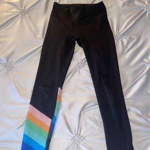 Free People movement Rainbow Runner leggings